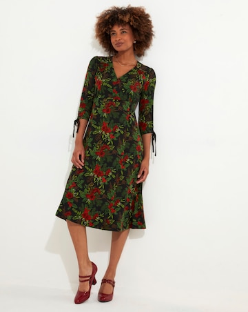 Joe Browns Festive Floral Jersey Dress