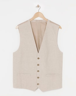 Linen Blend Waistcoat