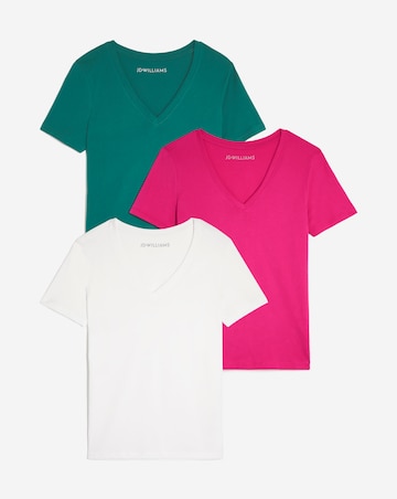 3 Pack The V Neck Short Sleeve T-Shirt