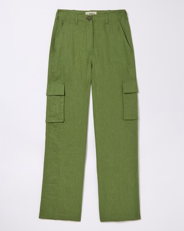 FatFace Demi Linen Blend Cargo Trouser