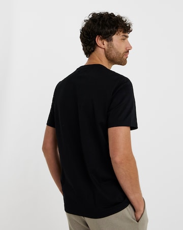 Folio Mercerised Supima T-Shirt- Black