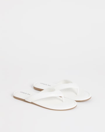 Cammy Flat Toe Post Sandals - Extra Wide Fit (EEE)