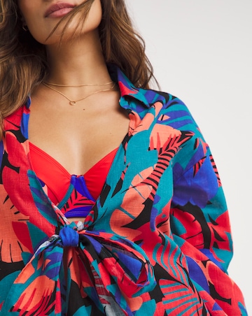 Tropical Cotton Beach Shirt