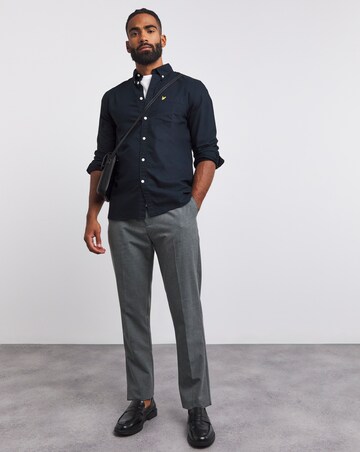 Lyle & Scott Classic Long Sleeve Oxford Shirt - Navy