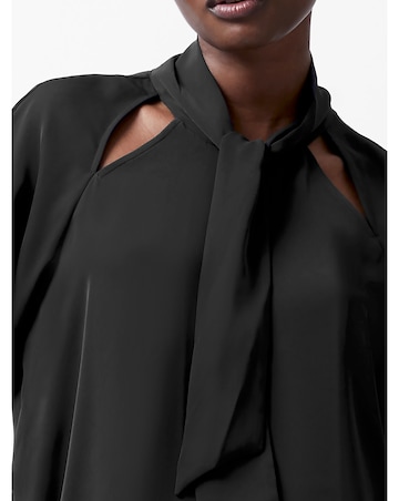 French Connection Carmen Crepe Tie Blouse