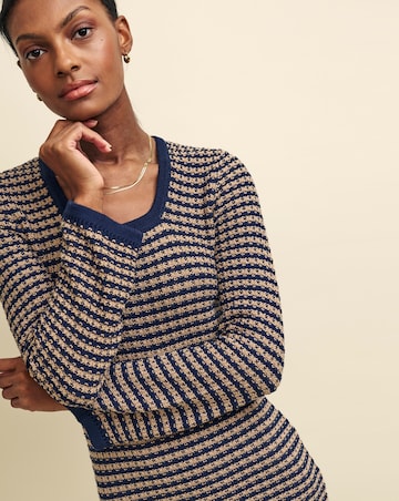 Nobody's Child Textured Midi Dress