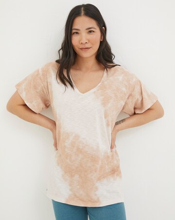 FatFace 'Ebb & Flow' Cotton Abi Tie Dye Tee