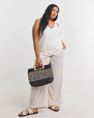 Simply Be White V Neck Cami