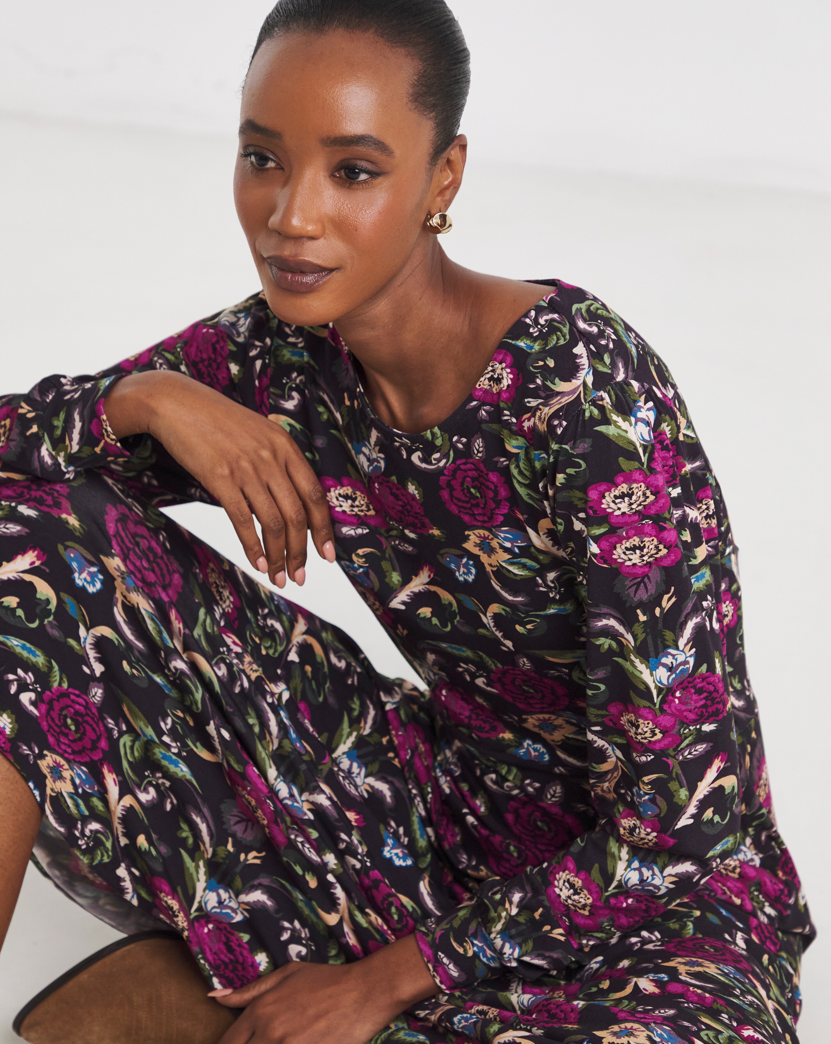 Joe Browns Winter Wonders Jersey Midaxi Dress | Ambrose Wilson