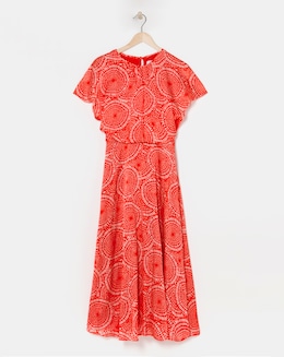 Joanna Hope Blouson Split Sleeve Dress