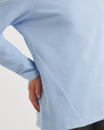 Blue Raglan Detail Sweatshirt
