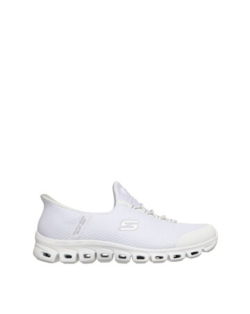 Skechers White Glide-Step Pursuit Slip In Trainers - Standard Fit (D)