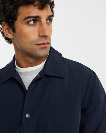 Navy Shower Resistant Lightweight Padded Jacket