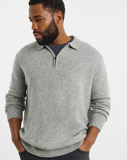 Lambswool Collared Jumper