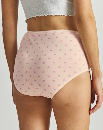 Pretty Secrets (6 Pack) Cotton Full Fit Brief Knickers