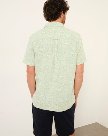 FatFace Leaf Print Shirt (Regular & Tall) - Mint Green