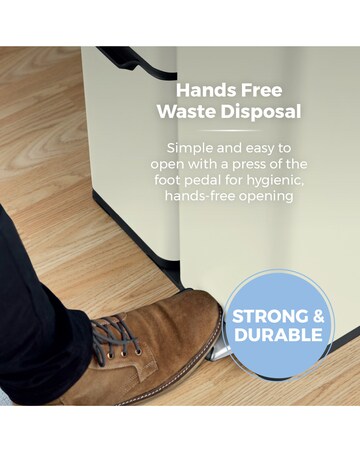 Tower 60L Recycling Bin with 3 Individual Compartments