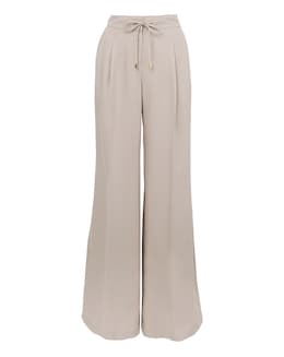 Anthology Cream Pleat Front Pure Lyocell Trouser