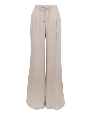 Anthology Cream Pleat Front Pure Lyocell Trouser