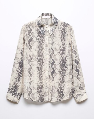 Mango Snake Print Shirt
