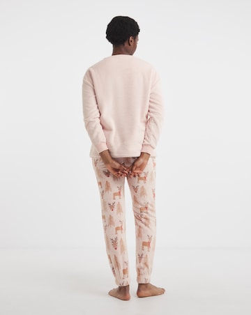 Pretty Secrets Christmas Giftable Fleece Pyjama Set & Hot Water Bottle