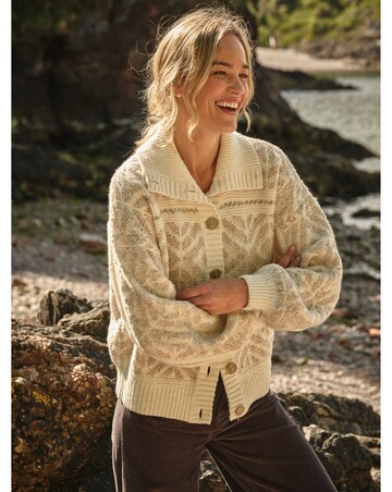 FatFace Haisley Pattern Cardigan