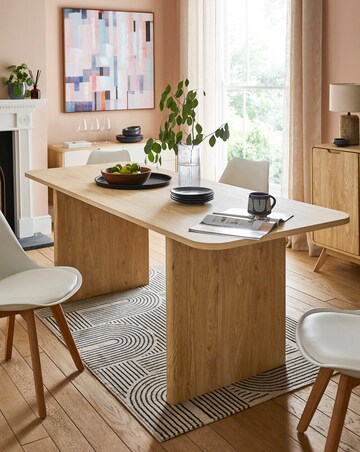 Gray & Osbourn Oslo Panel End Dining Table