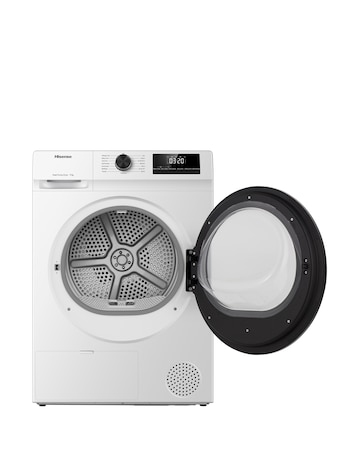 Hisense DH1Q902BW2 1 Series 9kg Heat Pump Dryer White