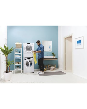 Candy Smart Pro CSOEC10DE WiFi 10kg Condenser Tumble Dryer White + Install