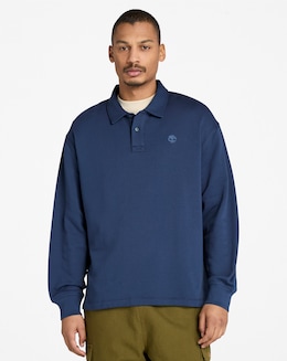 Timberland Polo Style Sweatshirt - Navy