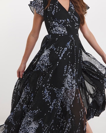 Religion Destiny Angel Sleeve Maxi Dress