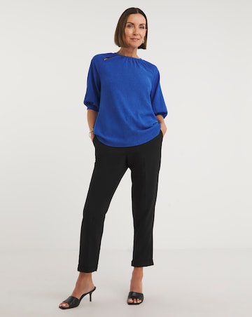 Crinkle Fit and Flare Top