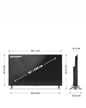 Sharp 43in Ultra HD Quantum Dot Tivo TV