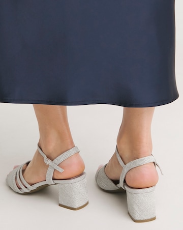 Evangeline Low Block Heel Sandal - Extra Wide Fit (EEE)