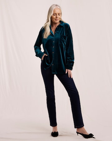 Julipa Longline Velvet Shirt