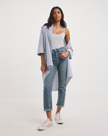Grey Cami Vest with Adjustable Straps