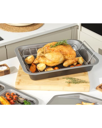 Salter Essentials 41cm Roaster and Rack