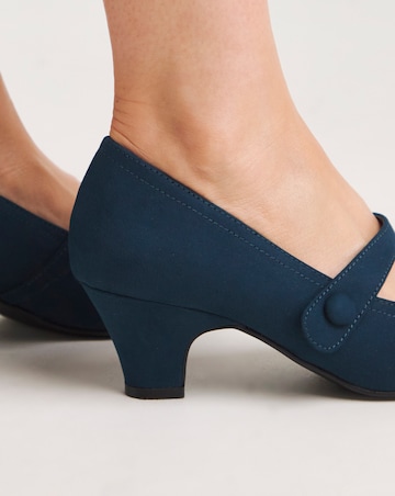 Vallie Mary Jane Heeled Shoe Extra Wide EEE Fit