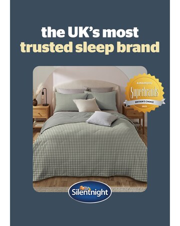 Silentnight Summer Breeze Seersucker Coverless 2.5 Tog Duvet and Pillowcase Set