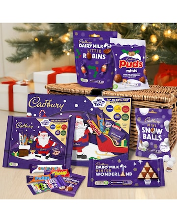 Cadbury Christmas Chocolate Sharing Basket