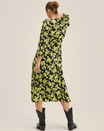 Mango Flower Print Dress