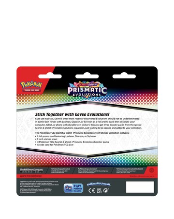 pokemon trading cards sv 8.5 prismatic evolutions tech sticker collection - allowing you to enhance your deck with this elegant Pokmon Pokmon TCG: Prismatic Evolution SV8.5