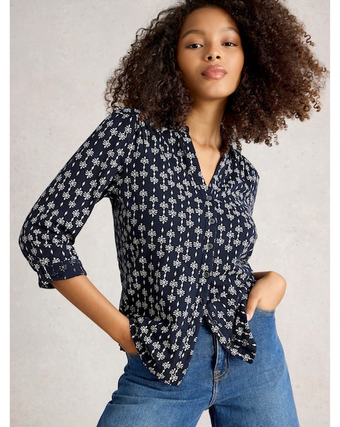 White Stuff Annie Jersey Shirt