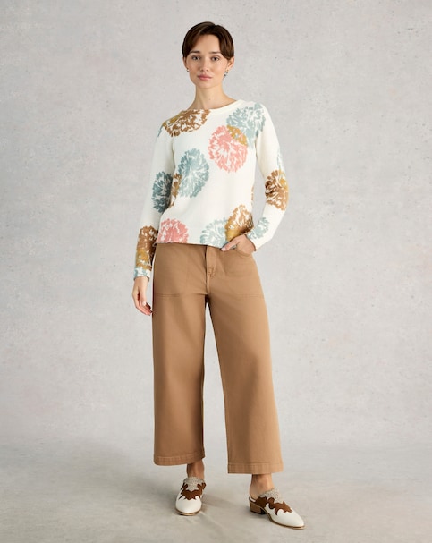 White Stuff Jodie Print Jumper