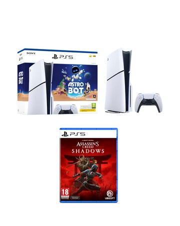 PlayStation 5 Disc Edition Astro Bot & Assassins Creed Shadows Bundle