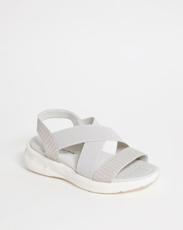 Cushion Walk Elasticated Sandal EEE Fit