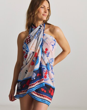 Magisculpt Dolce Vita Print Beach Sarong