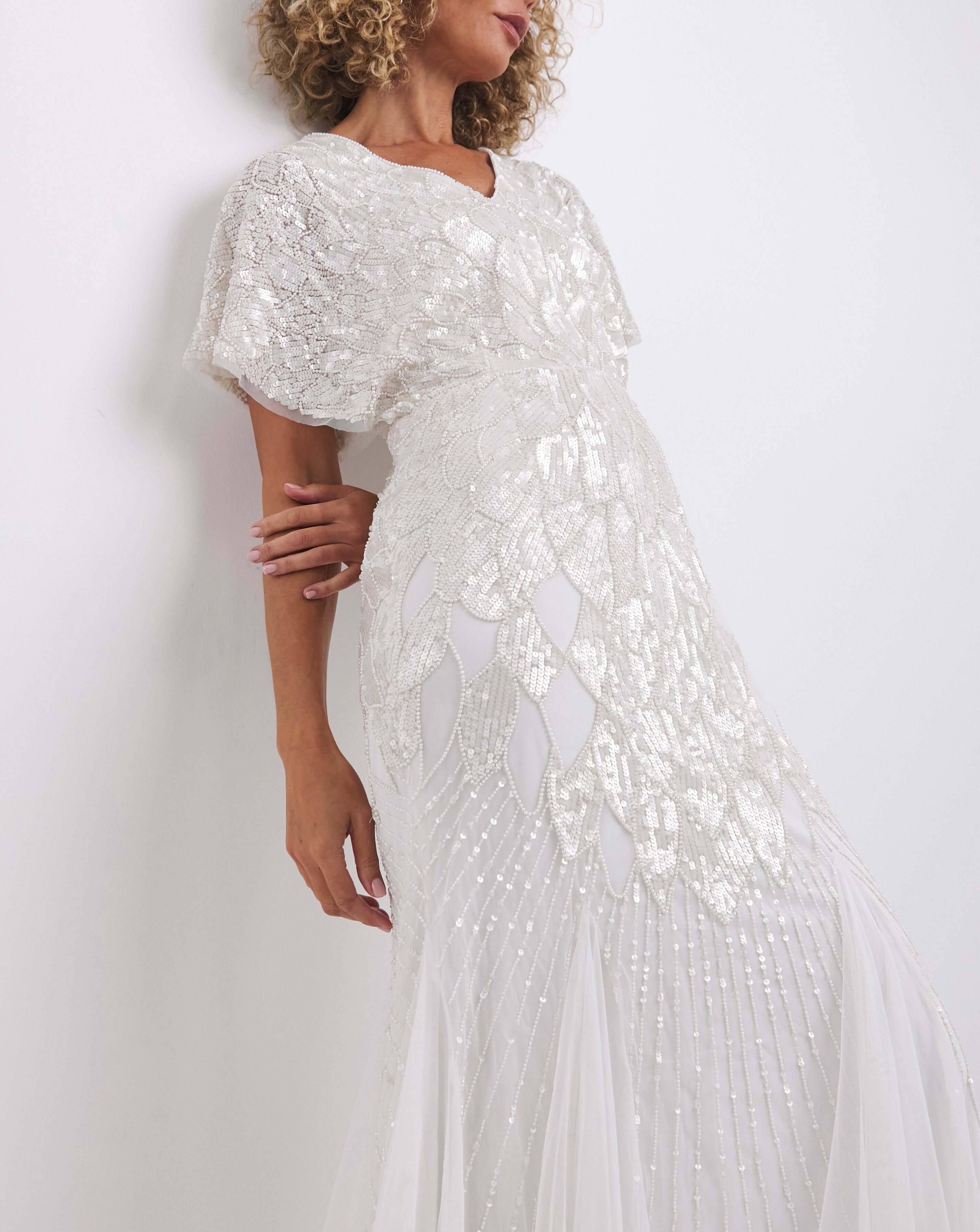 chinese dress ladies Rent Simply Be Joanna Hope Navy Sequin Maxi Dress