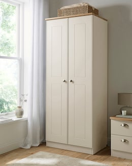 Brooke Ready Assembled 2 Door Wardrobe