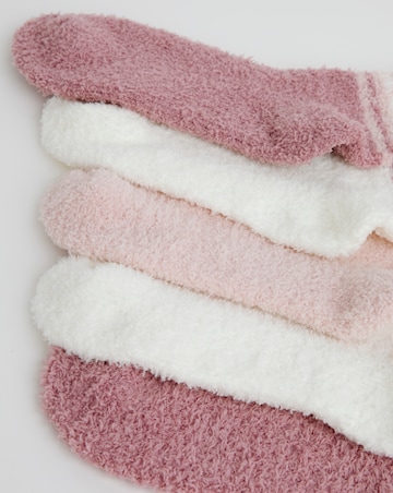 Pretty Secrets 5 Pack Fluffy Socks